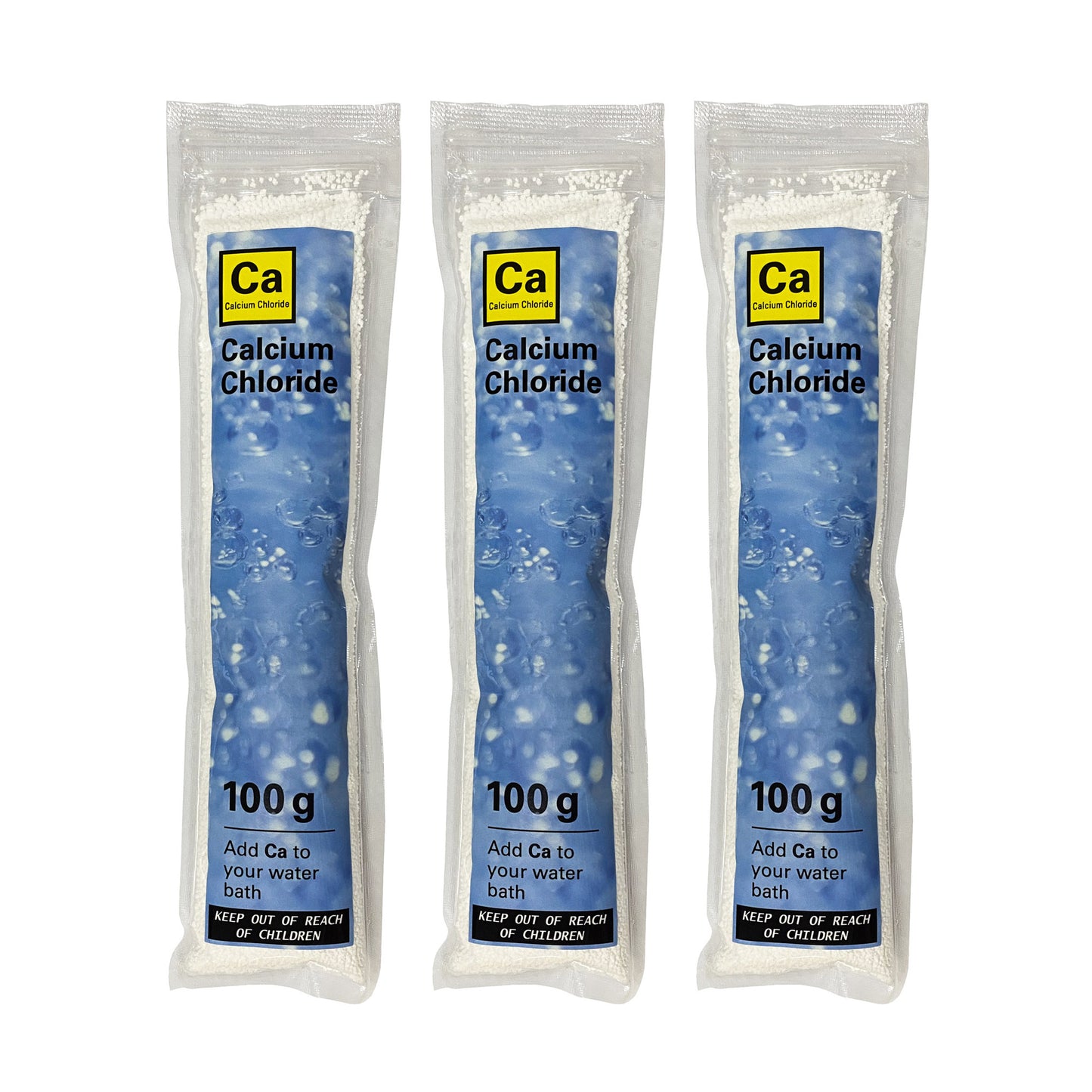 Calcium Chloride for The Spherificator – Food-Grade Additive for Spherification and Molecular Gastronomy (100g, 3-Pack)